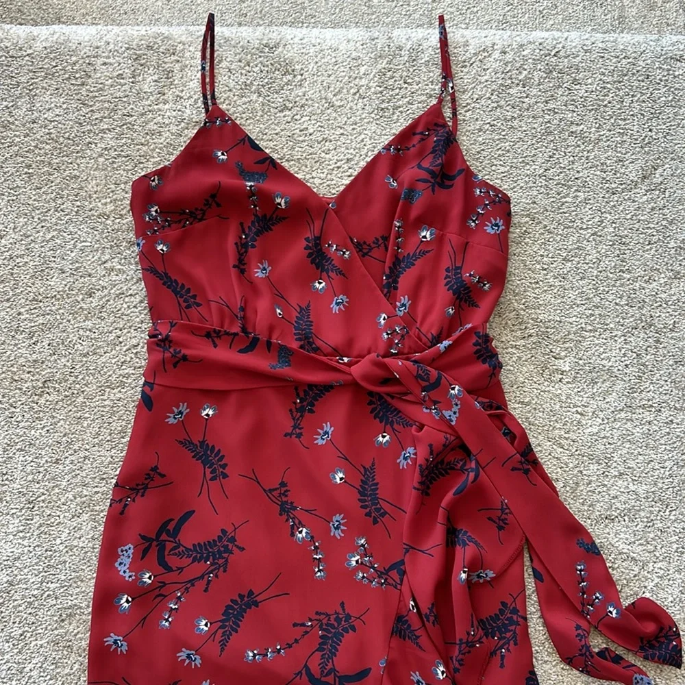 J. Crew Drapey Ruffle Faux Wrap Dress - Picture 4 of 10